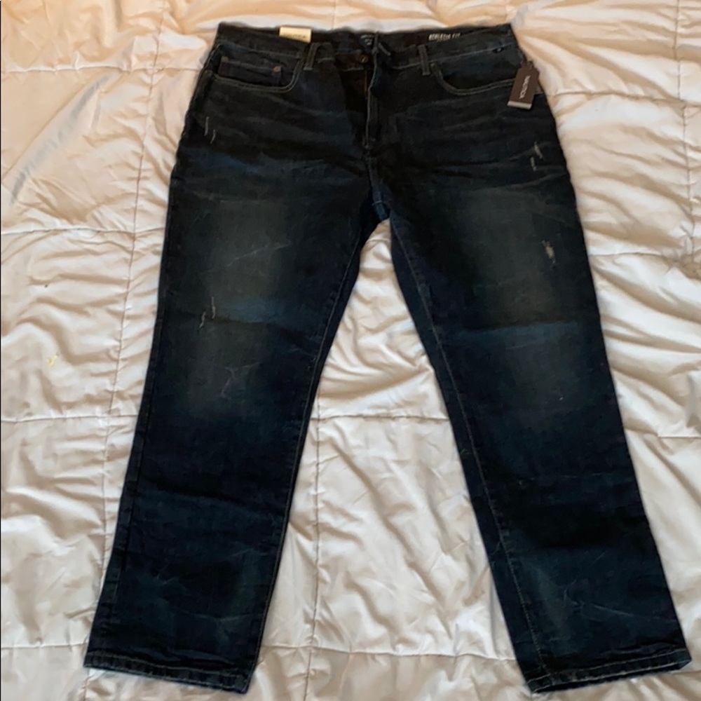Nautica athletic stretch fit jeans.